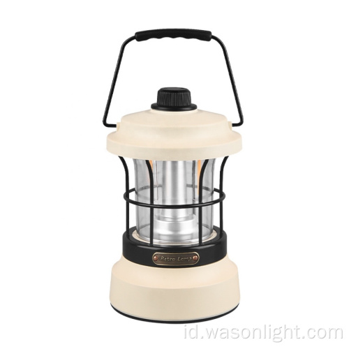 WASON 2023 Kedatangan Baru Waterproof Air Outdoor Vintage Camping Lantern Stepless Stepless USB-C Camping Camping Camping Light OEM Color